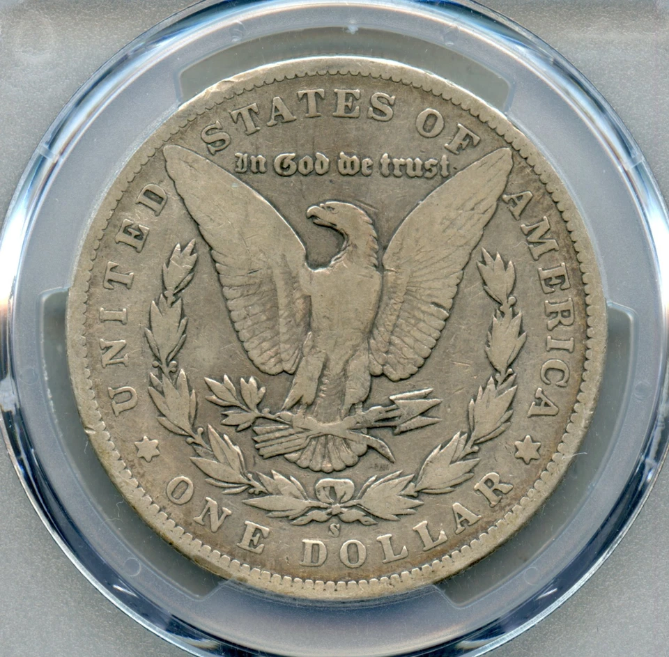 1895 S Morgan Silver Dollar PCGS VG 8 - Image 4 of 4
