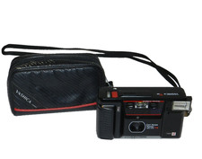 YASHICA T AF Carl Zeiss Tessar 35mm F3.5 /3.5 T Camera From JAPAN Untested