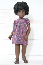Vintage SASHA DOLL Cora Flower dress 118, Trendon 1980-84