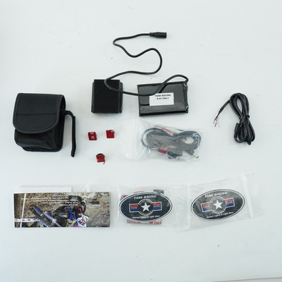 #ad #ad Parts Lot for Task Racing Moto Adventure Helmet Light Package Battery Charger $40.00
