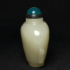 白玉古董中国鼻烟壶| eBay