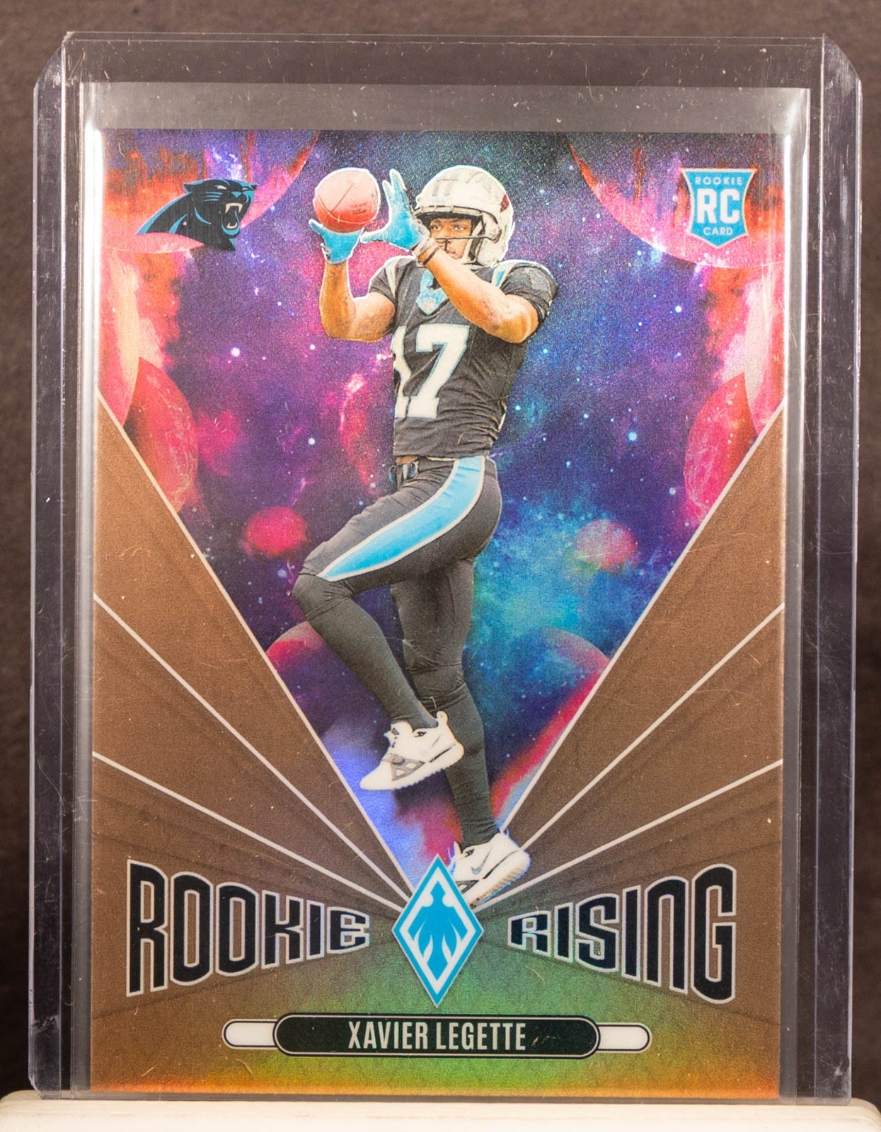 Xavier Legette 2024 Panini Phoenix Rookie Rising Copper Prizm RC /75