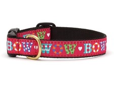Up Country Dog Collar or Leash Bow Wow Pattern Sizes XS S M L XL XXLG