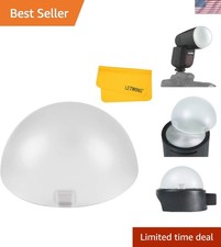 Compact AK-R11 Dome Diffuser - Easy Magnetic Attachment for V1  AD200 Flashes