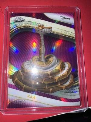 Disney Topps Chrome Kaa Jungle Book Pink  #/250