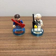 LEGO Dimensions Back To The Future Lot 71201 71230 Marty Doc Brown figures only