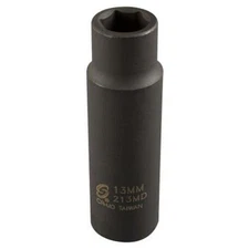 Sunex 213MD 1/2 In. Drive Deep 6-point Impact Socket 13mm