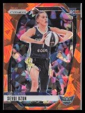 2024 Panini Prizm WNBA #92 Sevgi Uzun Ice Orange Prizms