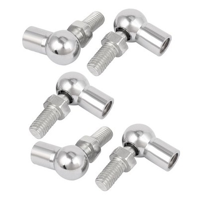 10mm Male Female Thread L Shape Ball Joint Rod End Bearing 5 Pcs