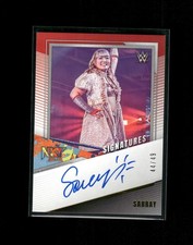 2022 NXT WWE Sarray #NS-SRY Signatures Red /49