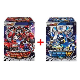 [NO BOX] Authentic Metal Cardbot W Blaion & Blue Cop Grand Blue Leon Robot Set