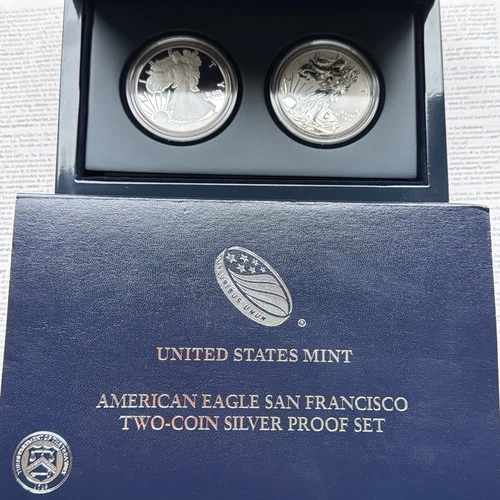 2012 American Eagle San Francisco Two-Coin Silver Proof Set 🇺🇸