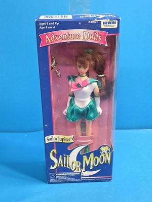 VINTAGE 1995 SAILOR MOON SAILOR JUPITER DOLL IRWIN NIB #34004 BOX DAMAGE READ