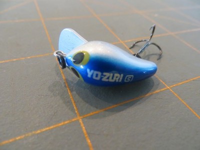 Yo Zuri Snap Bean - Blue & Silver - 1 inch