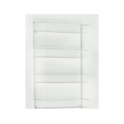 Closetmaid 803300 4-Wire-Shelf Unit, Door Or Wall Rack, White, 18