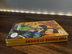 The Three Stooges Nintendo Entertainment System, 1989 NES Complete CIB In Shrink