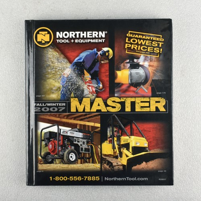 #ad 2007 Northern Tool Equipment Master Catalog No. 2801 Fall Winter Hardcover $11.95