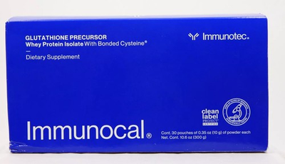 #ad Immunocal Classic Blue Regular Glutathione Precursor 30 Pouches Exp 01 28 $61.95