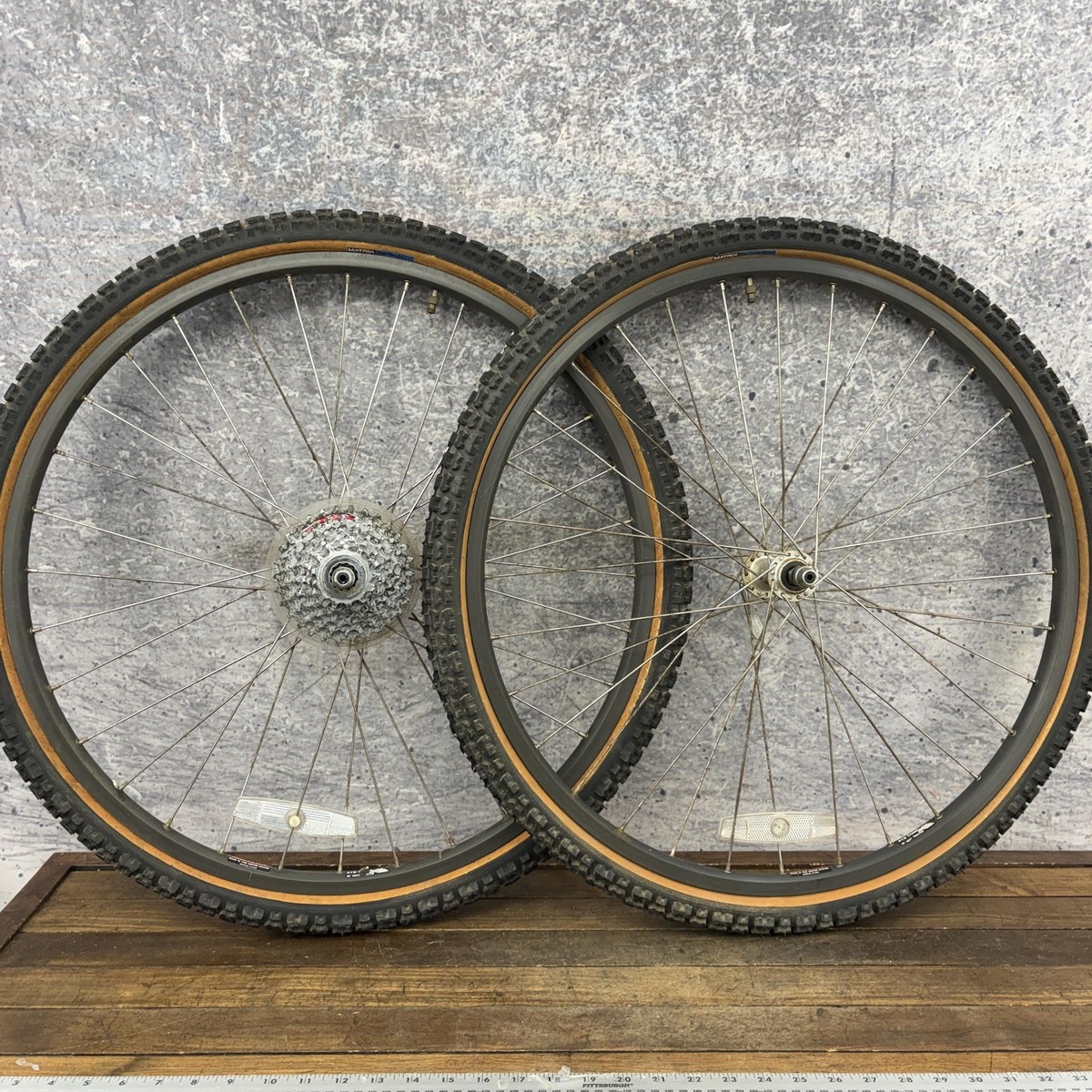 Vintage Matrix Single Track ATB Comp 26in Wheelset Deore LX 135mm