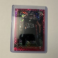 2025 Topps Chrome Pink X-Fractor Rookie Billy Bowman Jr. #344 Atlanta Falcons