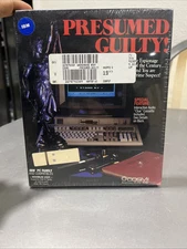 Vintage IBM PC Presumed Guilty Game Tandy Commodore 64 New Sealed 