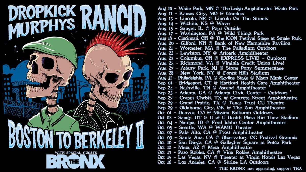 レア】 USA製DROPKICK MURPHYS×RANCIDツアーTシャツ DROPKICK MURPHYS