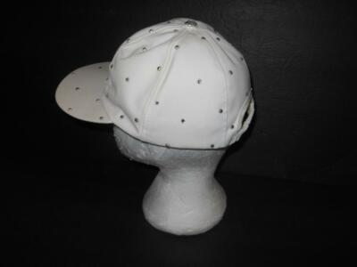 RARE WHITE SHERI GALPER DESIGNS WOODLAND HILLS SMALL MEDIUM RHINESTONE HAT RARE WHITE SHERI GALPER DESIGNS WOODLAND HILLS SMALL MEDIUM  main image 2