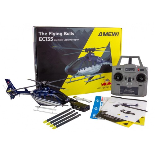 Amewi Hubschrauber EC 135 The Flying Bulls Brushless 6G 281mm RTF Neuheit 2025 - Picture 5 of 6