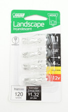 Feit 11-Watt Bright White 3000K T5 Wedge Base Dimmable 12V Landscape Bulb 4 Pack