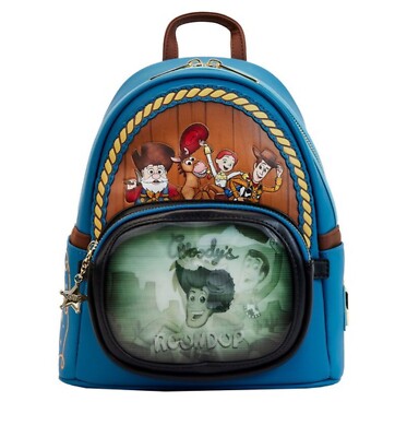 Loungefly Disney Pixar Toy Story Woody's Round Up Lenticular Mini