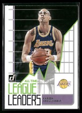 Kareem Abdul-Jabbar 2020-21 Donruss #1 All Time League Leaders Lakers