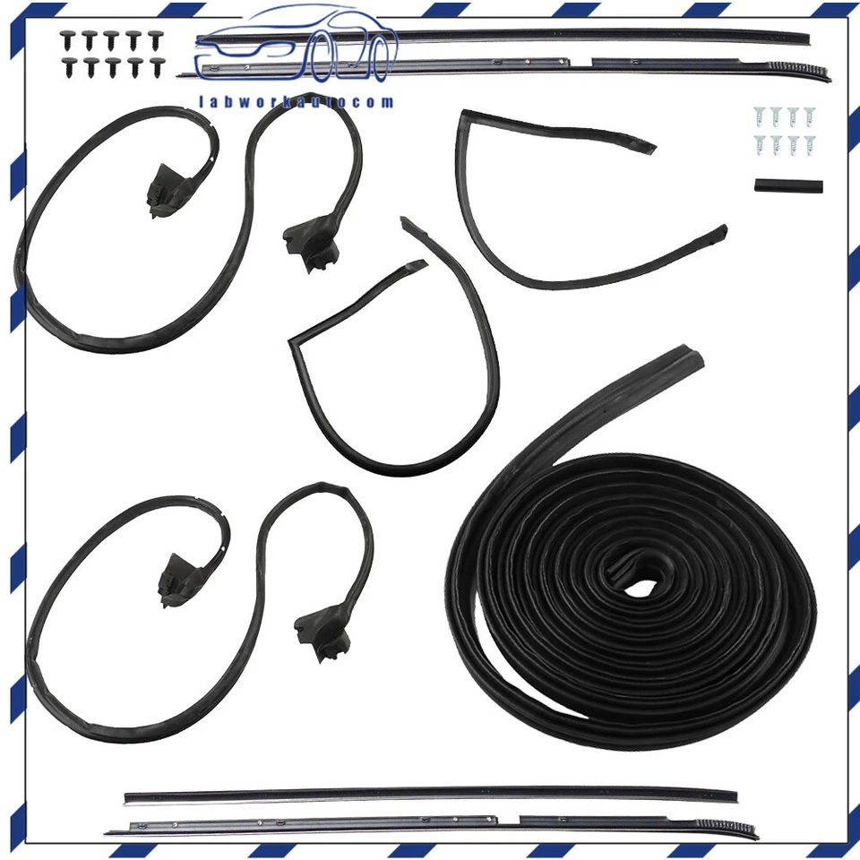 For Oldsmobile Cutlass Supreme Buick Regal 1981-1988 Weatherstripping Seals Kit Foto 2 de 4