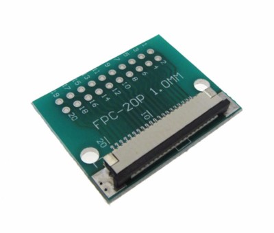 20P 20 Pins FPC to DIP Breakout Board 1.0mm pitch
