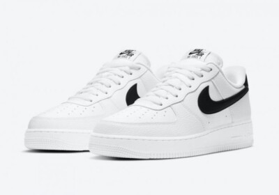 NIKE AIR FORCE1 エアフォース1 CT2302-100 26㎝ CT2302-100 Mens Nike Air Force 1 Low '07 'White Black Pebbled
