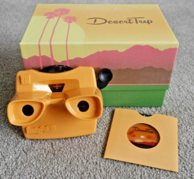 DESERT TRIP 2016 VIEWMASTER VIEWER & REELS ORANGE RARE BOXED DYLAN STONES N608