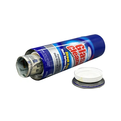 Stash Can- Secret Storage Container- Glass Cleaner (Store Valuables)