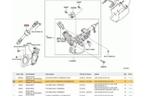 Lexus RX 450H steering assumbel 45220-48200, 45220-0E020