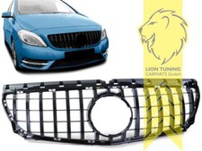 Sportgrill Kühlergrill für Mercedes Benz W246 B-Klasse schwarz glänzend