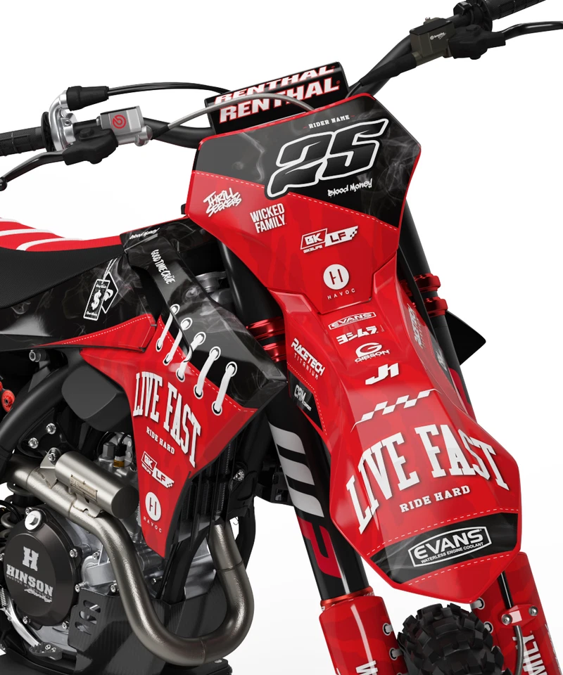 2024 MC 50 Graphics Kit For GAS GAS 50MC MC50 GASGAS Decals 24 For OEM Plastics - Изображение 4 из 4