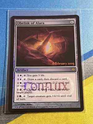 Magic the Gathering MTG Conflux Launch Promo OBELISK OF ALARA Foil