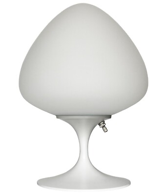 Stemlite Table Lamp by Designline in Matte White - Mid Century Retro Lamps