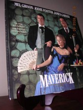 Mel Gibson Jodie Foster James Garner 12" LD Laserdisc "Maverick" Widescreen