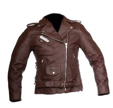 Giacca Giubbotto giaccone Vera Pelle Chiodo Dark vintage Moto Custom Protezioni