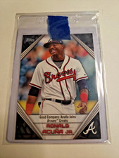 Topps Ronald Acuna Jr. Ra-30 2019 Hammer Time