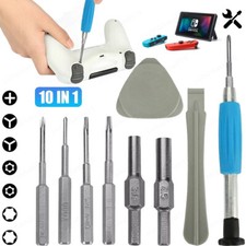 10 in 1 Screwdriver For Nintendo Switch SNES N64 NES Security Repair Tool Kit US
