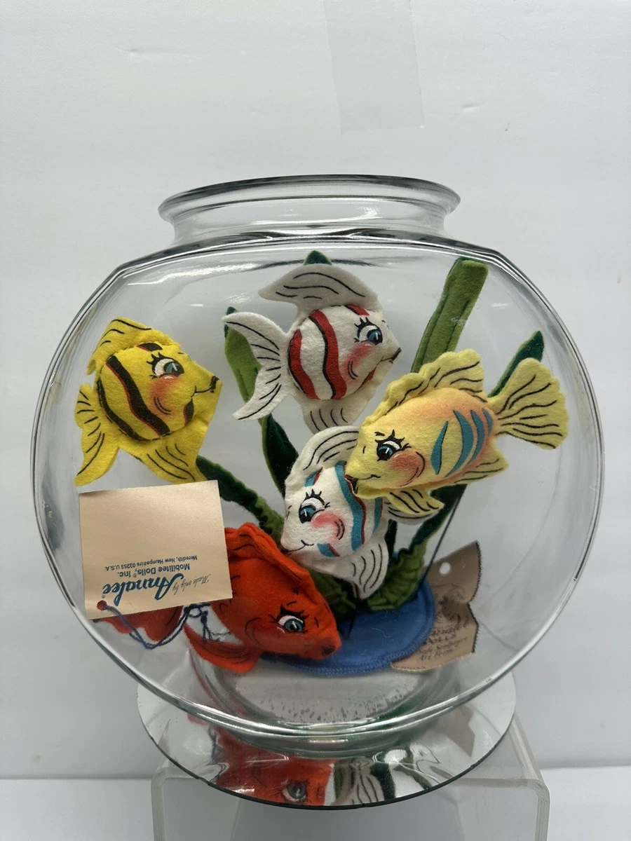 ANNALEE MOBILTEE UNDER THE SEA Fish Bowl Plush Aquarium STORE