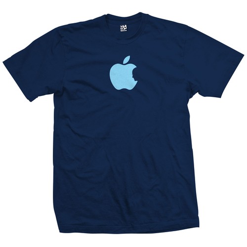 Youth Steve Jobs Tribute T-Shirt | Silhouette Apple Logo RIP Memorial Kids Tee - Picture 39 of 52