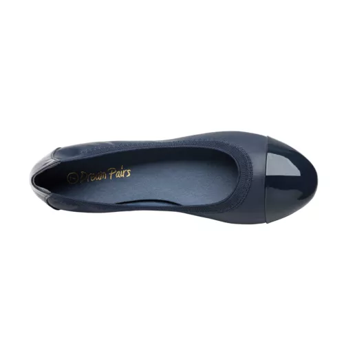 Women Classic Round Toe Ballet Flat Comfort Work Slip On Office Flat Shoes - Picture 13 of 43