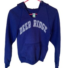 Vintage Discus Athletic Deer Ridge Sweatshirt with Hood Made in USA Large