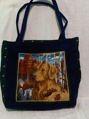 Tote Bag Purse Labrador Golden Retriever Unique Practical Gifts Dog lover Lined